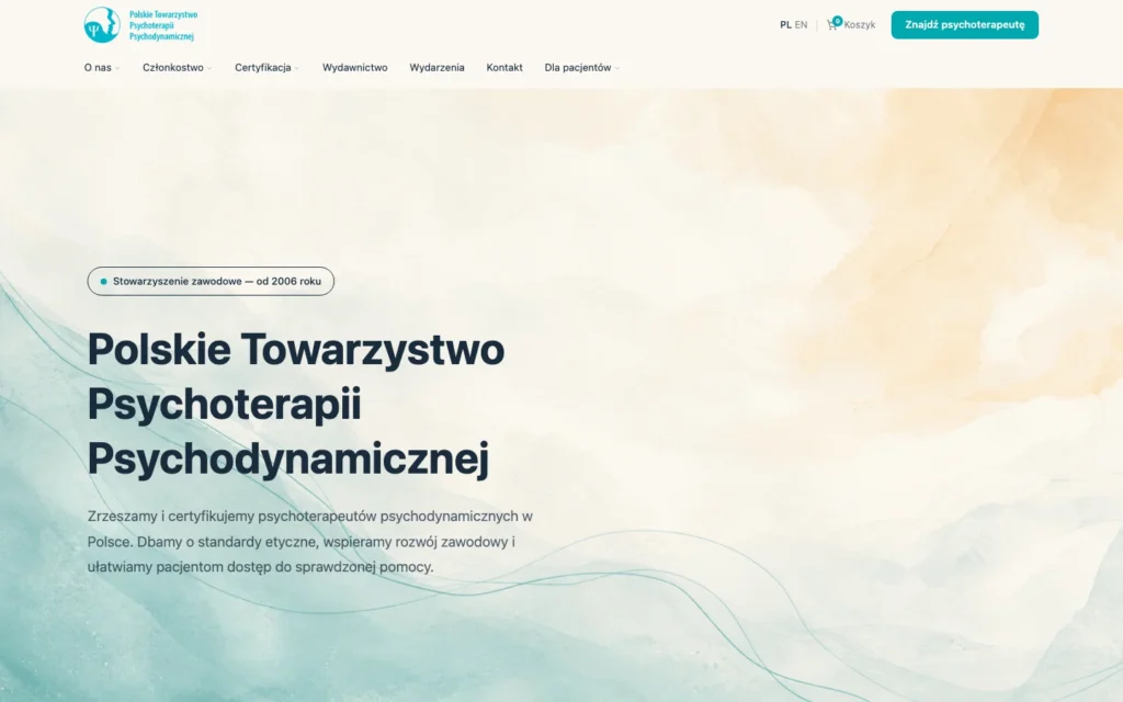 PTPPD — strona stowarzyszenia