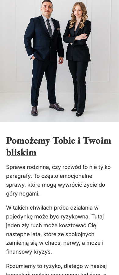 Twarze zamiast anonimowej kancelarii