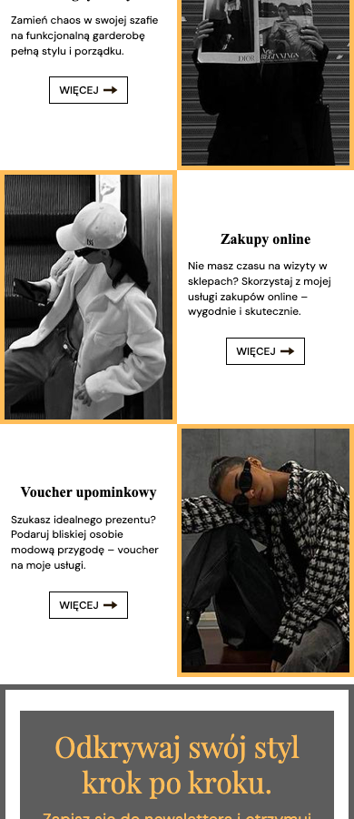 Kurpaska — stylistka wizerunku (w trakcie realizacji)