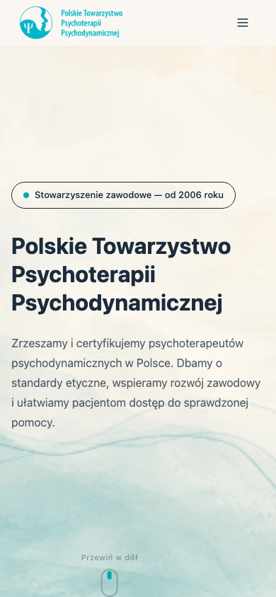 PTPPD — strona stowarzyszenia